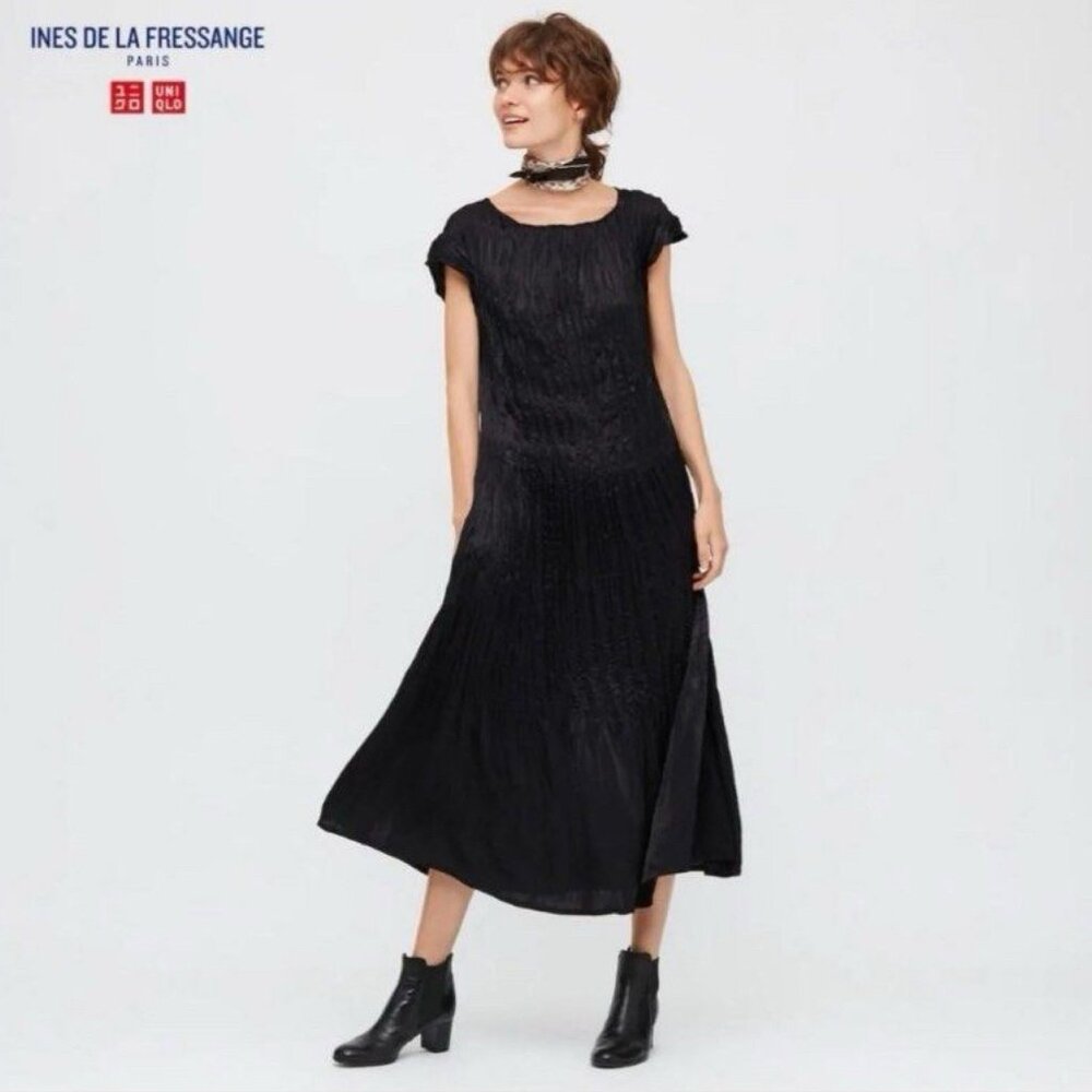 Uniqlo Black Midi Dress